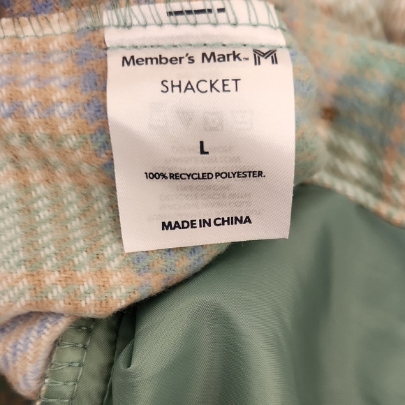 Green and Cream Utility Jacket Relaxed Fit - Picture 5 of 7